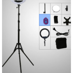 ASAKY STUDIO RL-18II KIT01 RING LED LIGHT CON ALIMENTAZIONE