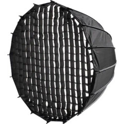 ASAKY STUDIO SB-016C SOFT BOX WITH 16 POLE BLACK AND SILVER WITH GRID ATTACCO BOWENS 120CM