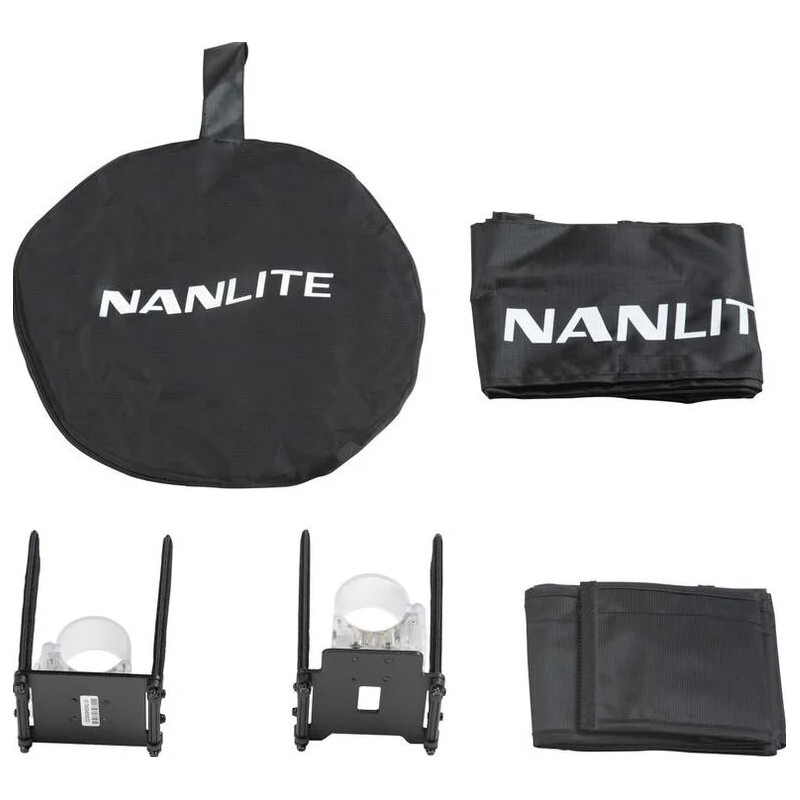 NANLITE BARNDOOR CON GRIGLIA PER PAVOTUBE II 30C