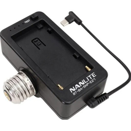 NANLITE ADATTATORE BATTERIA NP-F PER PAVOBULB E27