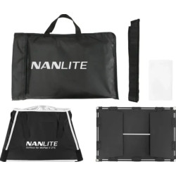 NANLITE BARNDOOR CON SOFTBOX PER MIXPAD II 27C
