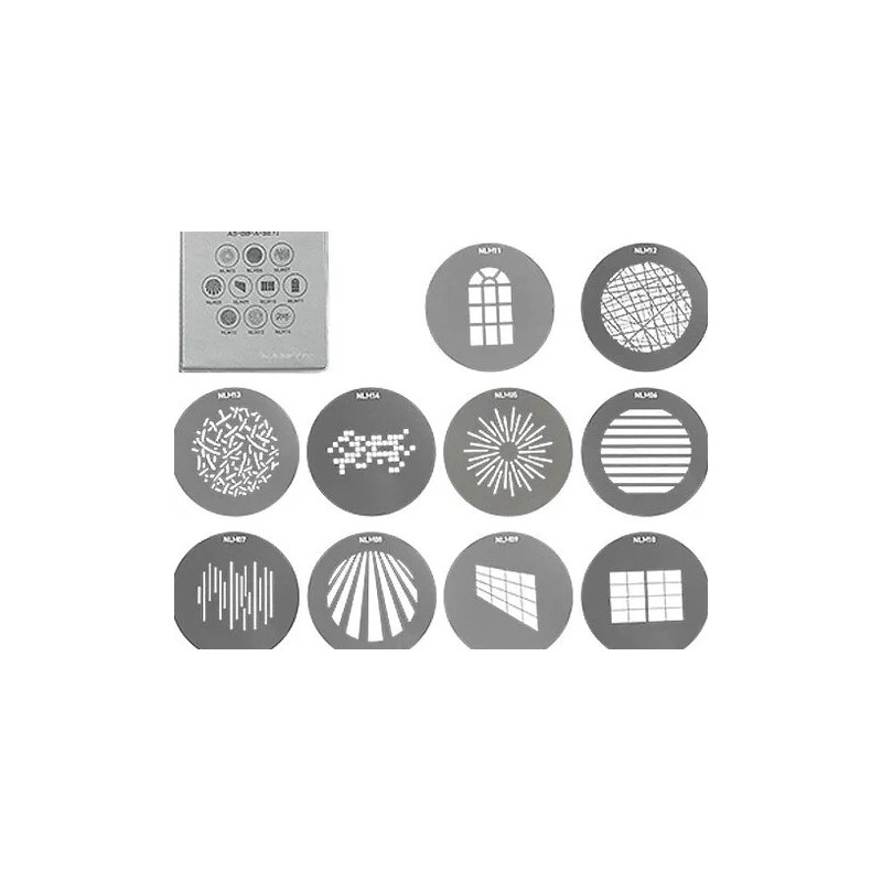 NANLUX AS-GB-A-SET1 NL MOUNT PROJECTION ATTACHMENT GOBO SET 1