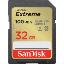 SANDISK SD 32GB HC EXTREME V30 U3 UHS I C10 100Mb/60Mb