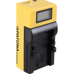 PATONA SYNCHRON USB CHARGER CANON NB1L NB-1L NB1LH WITH LCD