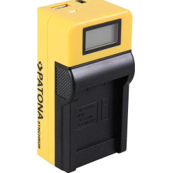 PATONA SYNCHRON USB CHARGER CANON NB6L NB-6L SAMSUNG WITH LCD