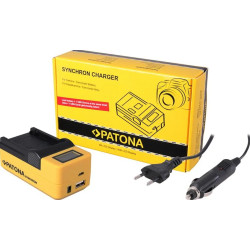 PATONA SYNCHRON USB CHARGER CANON BP508 BP-508 BP512 WITH LCD