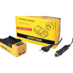 PATONA SYNCHRON USB CHARGER CANON LPE6 LP-E6 WITH LCD