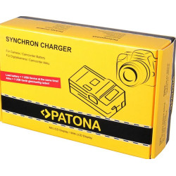 PATONA SYNCHRON USB CHARGER CANON NB10L NB-10L WITH LCD