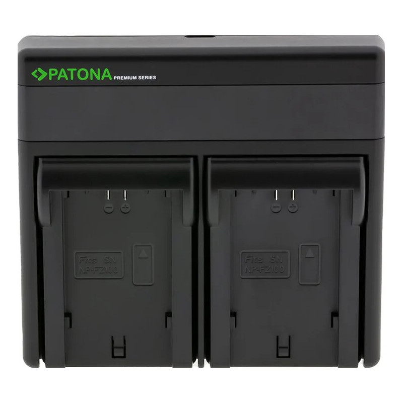 PATONA PREMIUM DUAL PD PERFORMANCE CHARGER FOR SONY NP-FW50 INCL. USB-C INPUT/OUTPUT