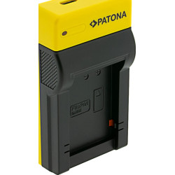 PATONA SLIM MICRO-USB CHARGER LEICA PANASONIC DMW-BMB9 V-LUX V-LUX 2 VLUX 2 II