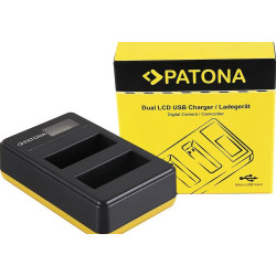 PATONA DUAL LCD USB CHARGER NIKON EN-EL14 COOLPIX D3100 D3200 D5100 D5200 P7000 P7100 P7700