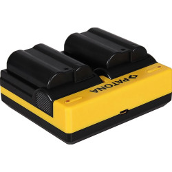 PATONA DUAL CHARGER NIKON EN-EL15 1 V1 EN-EL15 D600 D610 D7000 D7100 D800 D8000 INCL. MICRO-USB CABLE