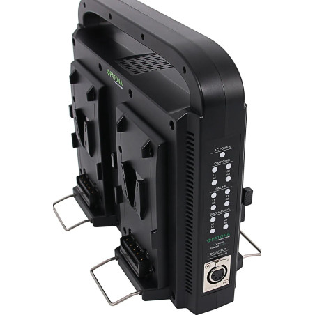 PATONA PREMIUM PARALLEL FOURFOLD CHARGER SONY DSLR V MOUNT CON POWER ADAPTER FUNCTION INCL 4PIN XLR CABLE