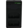 PATONA PREMIUM TWIN PERFORMANCE PD CHARGER FOR PANASONIC LUMIX DMC-GH3 GH3A GH4 DMW-BLF19 INCL. USB-C CABLE