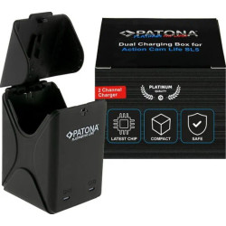 PATONA PLATINUM DUAL CHARGER BOX PER BATTEIRA PATONA ACTION CAM SL5