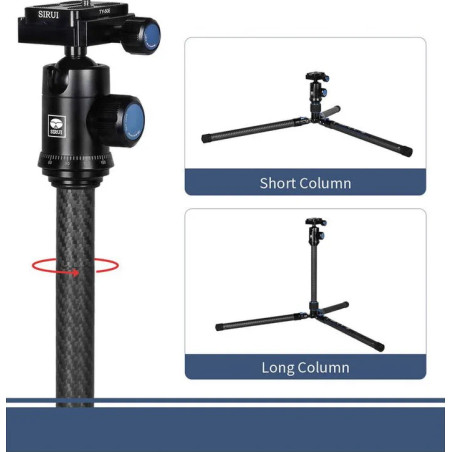 SIRUI TREPPIEDE TRAVELER AT-125 CON TESTA E-10
