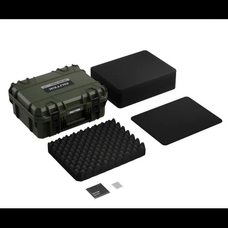 GUTEK CUSTODIA RIGIDA TORTOISE T-230 PROTECTOR CASE OLIVE DRAB GREEN