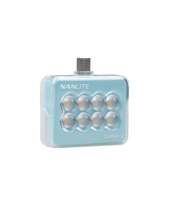 NANLITE COOKIE-S LED MINI LIGHT CYAN BLUE