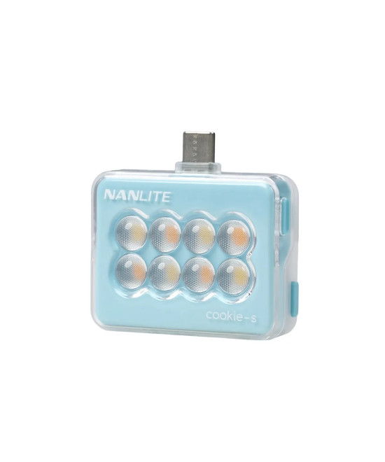 NANLITE COOKIE-S LED MINI LIGHT CYAN BLUE