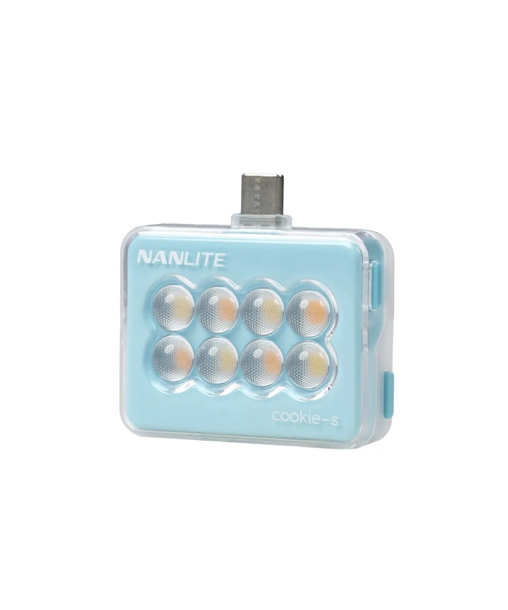 NANLITE COOKIE-S LED MINI LIGHT CYAN BLUE
