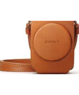 LCS-RXG Custodia Morbida in Pelle per Fotocamere serie RX100 Marrone