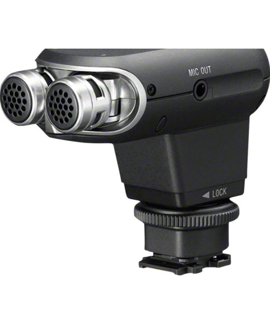 Microfono stereo per Handycam, DSLR e NEX con Multi Interface Shoe