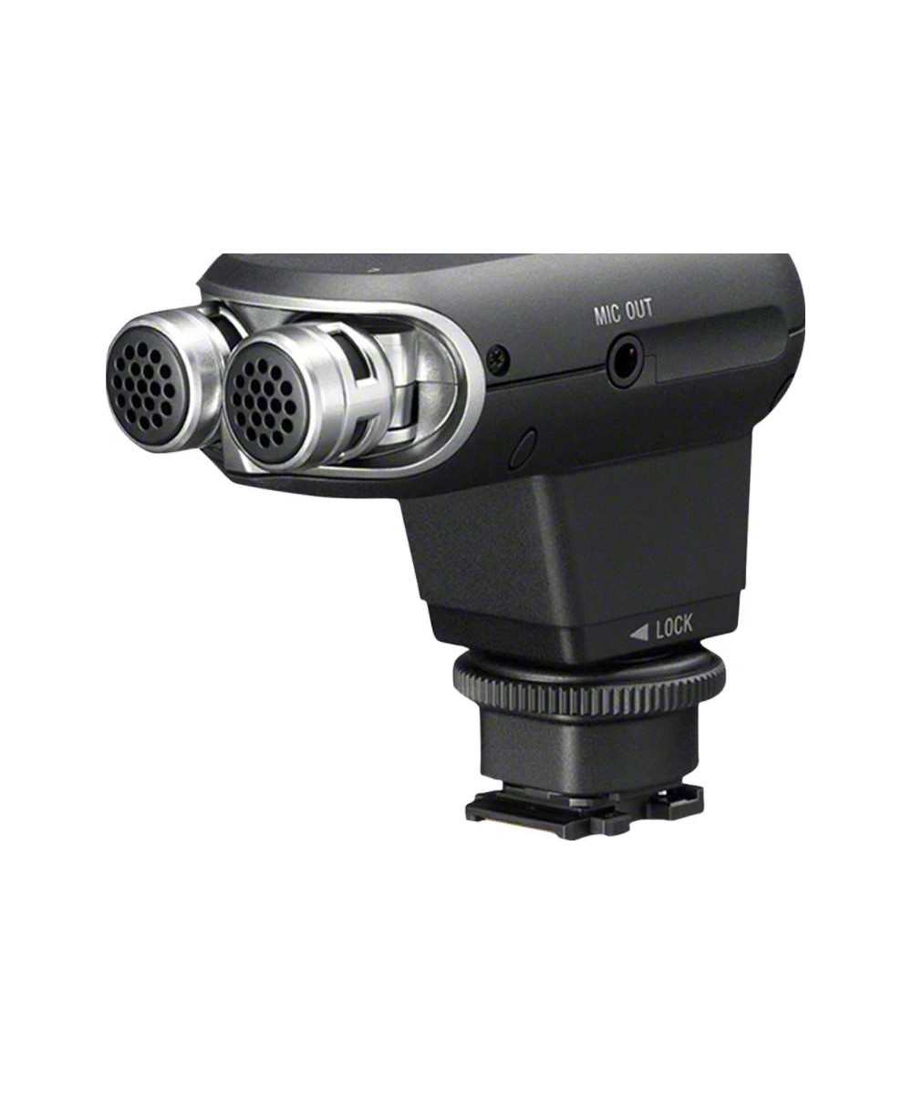 Microfono stereo per Handycam, DSLR e NEX con Multi Interface Shoe