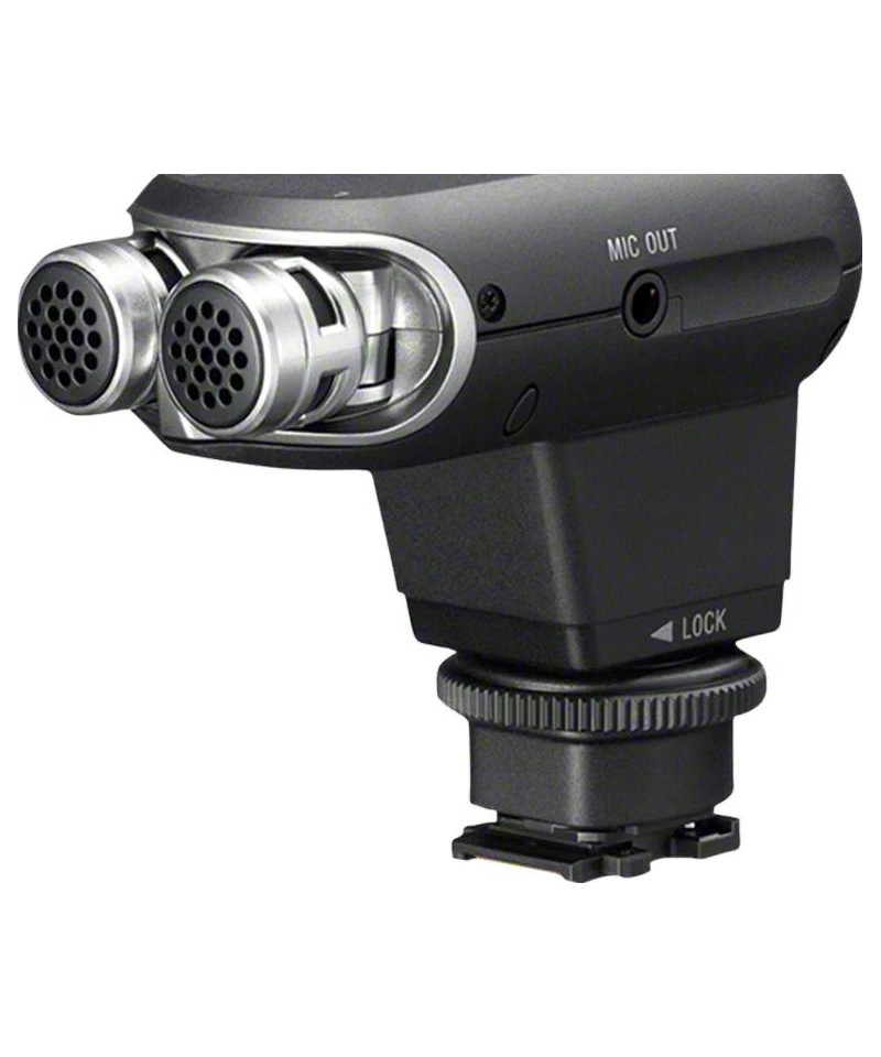 Microfono stereo per Handycam, DSLR e NEX con Multi Interface Shoe