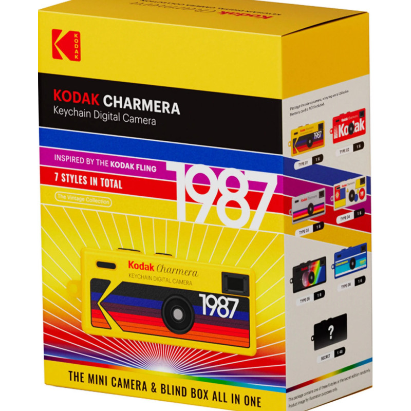 KODAK CHARMERA KEYCHAIN DIGITAL CAMERA BLIND BOX 6PZ
