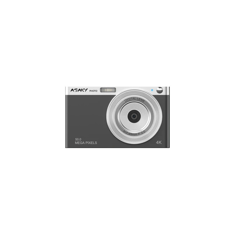 ASAKY PHOTO DIGITAL CAMERA ROCKET D-1 50MP 2,8" IPS TFT BLACK