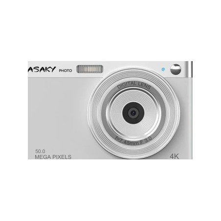 ASAKY PHOTO DIGITAL CAMERA ROCKET D-1 50MP 2,8" IPS TFT WHITE