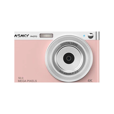 ASAKY PHOTO DIGITAL CAMERA ROCKET D-1 50MP 2,8" IPS TFT PINK