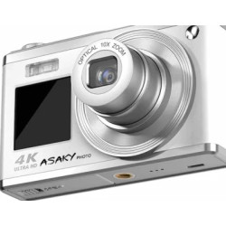 ASAKY PHOTO DIGITAL DUAL SCREEN CAMERA 60MP ORBIT X-10 BIANCA/SILVER