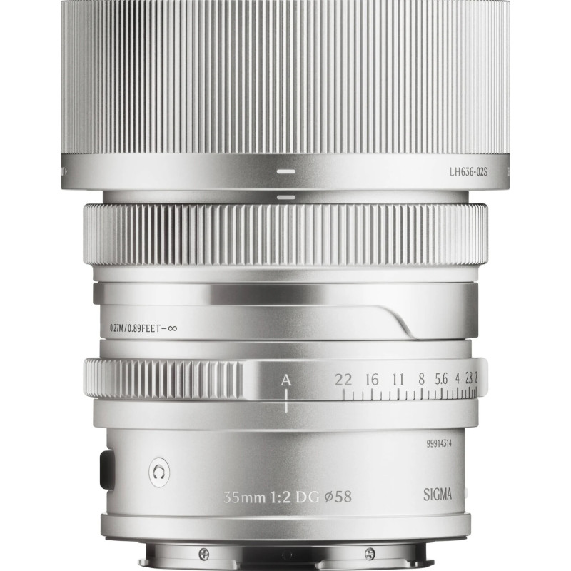 SIGMA AF 35 F2.0 (C) DG I-SERIES FULL FRAME L-MOUNT SILVER
