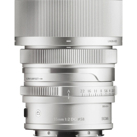 SIGMA AF 35 F2.0 (C) DG I-SERIES FULL FRAME L-MOUNT SILVER