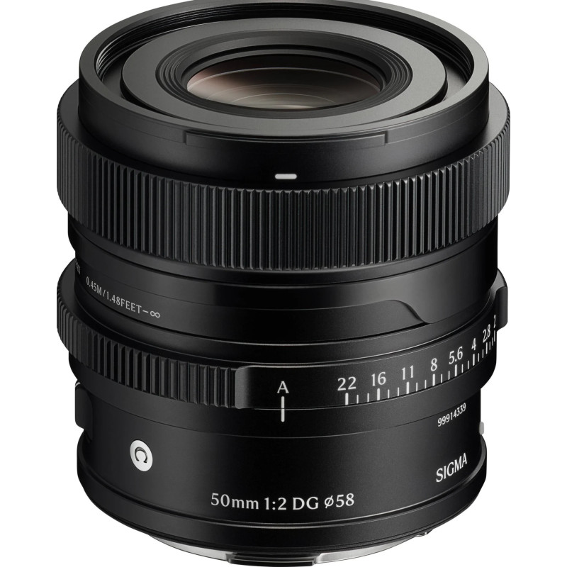SIGMA AF 50 F/2.0 (C) DG I-SERIES FULL-FRAME L-MOUNT BLACK