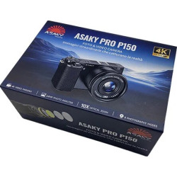 ASAKY PRO DIGITAL CAMERA P150 10X 2.88 IPS PHOTO & VIDEO UHD 4K