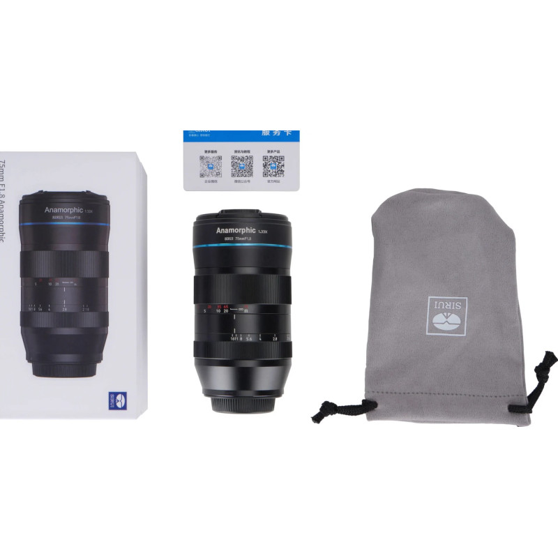 SIRUI 75MM ANAMORPHIC LENS EF M-MOUNT