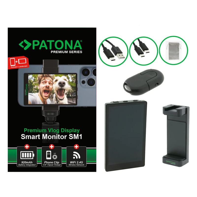 PATONA PREMIUM VLOG DISPLAY SMART MONITOR SM1