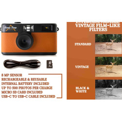 CAMP SNAP DIGITAL CAMERA COLORE MARRONE