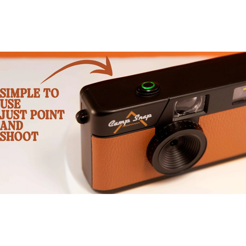 CAMP SNAP DIGITAL CAMERA COLORE MARRONE