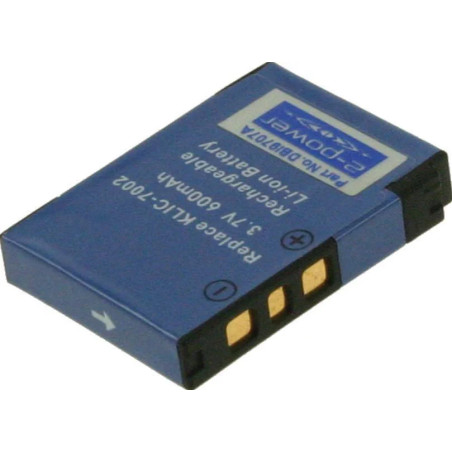 2-POWER BATTERIA 3.7V 600MAH KODAK KLIC7002