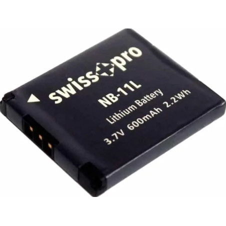 SWISS-PRO BATTERIA LITIO CANON NB11L 600mAh