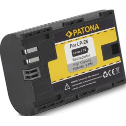 PATONA BATTERY CANON LP-E6 LPE6 EOS R EOS 5D MARK II EOS 7D M. INFOCHIP