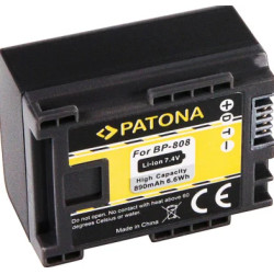 PATONA BATTERY CANON BP819 BP827 BP808 BP809 HF100 HG-20 WIRELESS