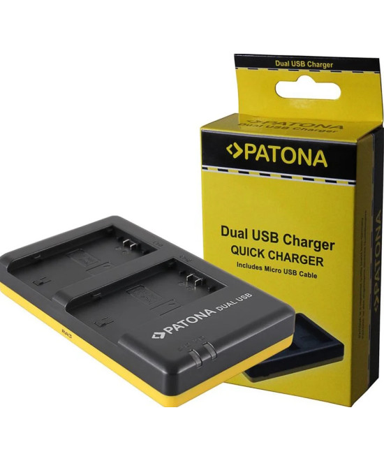 Doppio Caricabatterie USB per Sony NP-FZ100