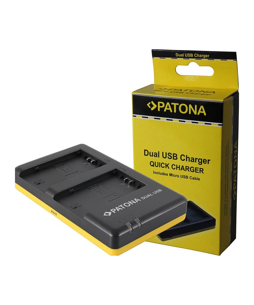 Doppio Caricabatterie USB per Sony NP-FZ100