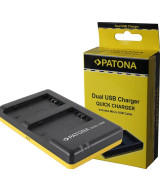 Doppio Caricabatterie USB per Sony NP-FZ100