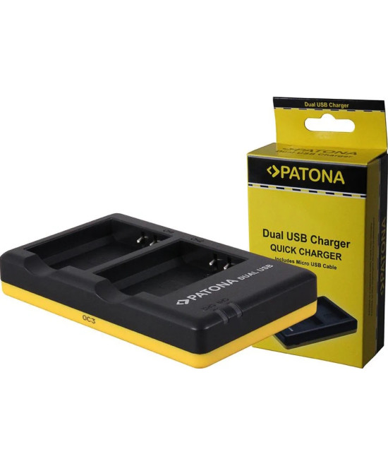 Caricabatterie DUAL USB per Canon EOS-1100D