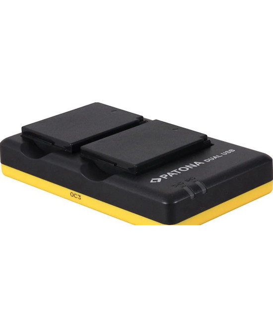 Caricabatterie DUAL USB per Canon EOS-1100D